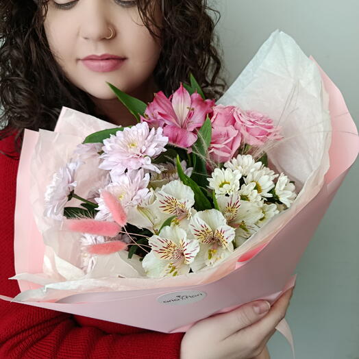 Букет "Нежное сердце"