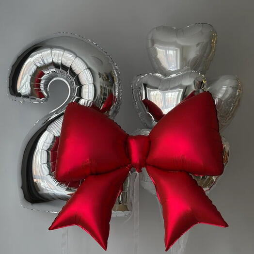 Шары с бантом