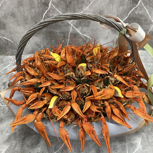 Корзина с раками
