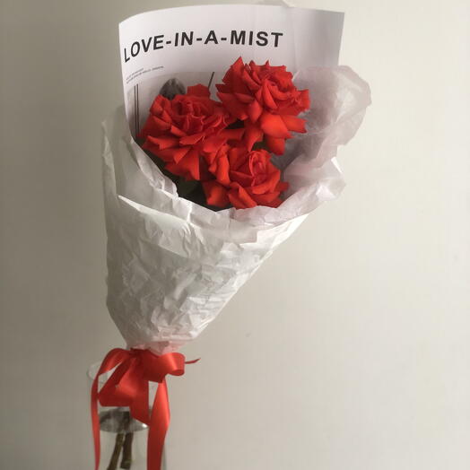 Букет французских роз «Комплимент»