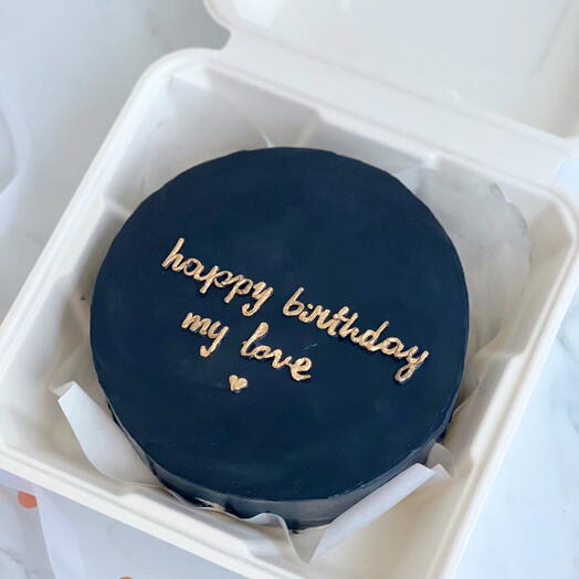Бенто торт чёрный HB