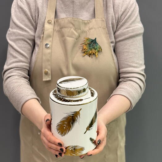 Банка для сыпучих, сахарница, ваза с крышкой