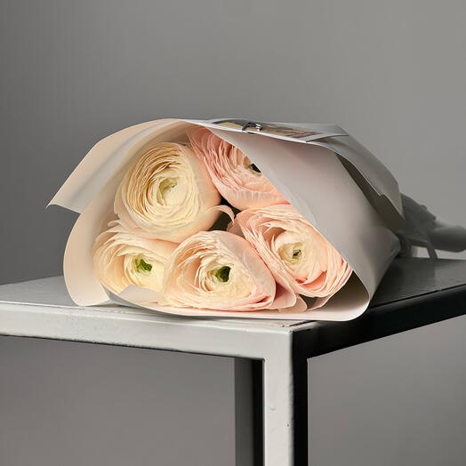 Моно букет «Растим». Ранункулюс (S)