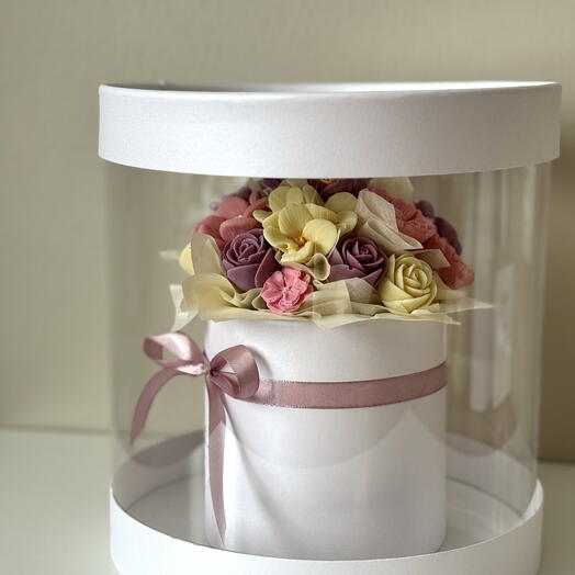 Букет из белого шоколада