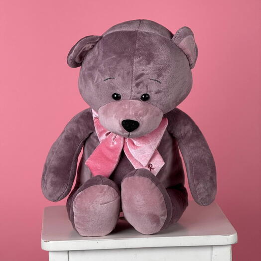 Мягкая игрушка "Мишка с бантом" 35см