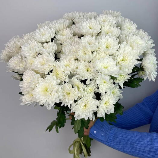 Букет из 9 хризантем