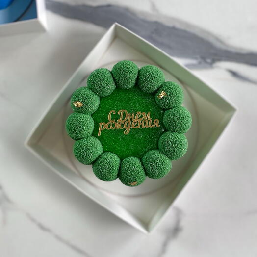 Муссовый бенто торт с днем рождения