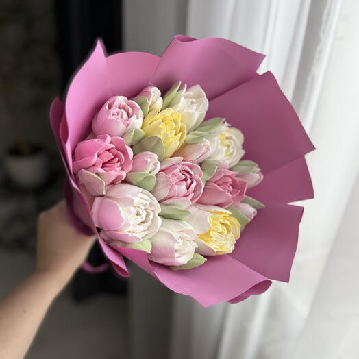 Зефирныe тюльпаны