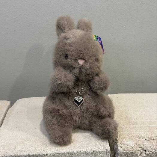 Зайка с кулоном🤍🐰