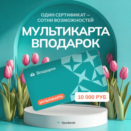 Мультикарта электронная Вподарок на 10000