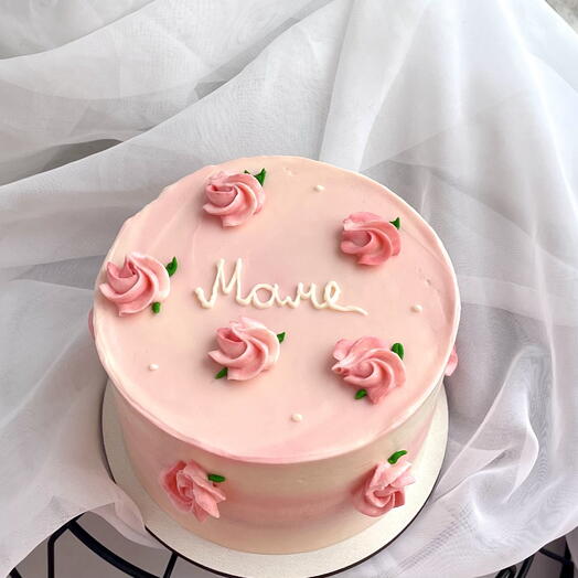 Бенто торт с 8 марта маме с маленьким розочками