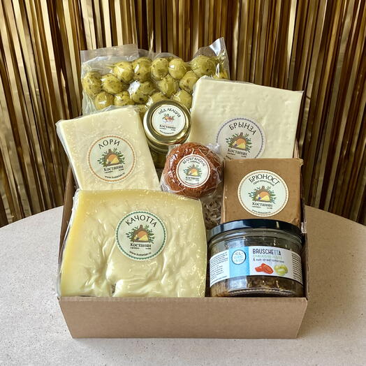 Набор М «Вкусные сыры» в подарок маме,папе, подруге, на день рождения, на свадьбу