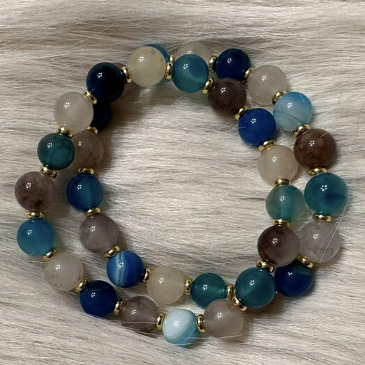 Браслеты под голубые и карие глаза