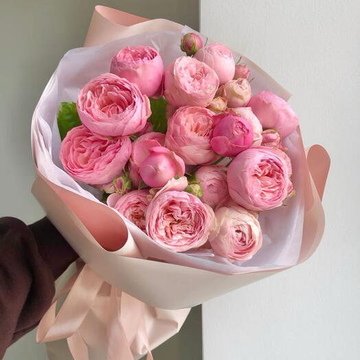 Нежные пионовидные розы😍🌸🌸🌸