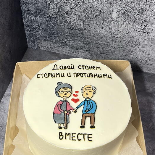 Бенто торт мини на годовщину