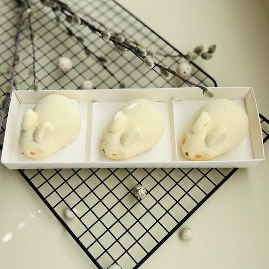 Пасхальные пирожные «Зайки»