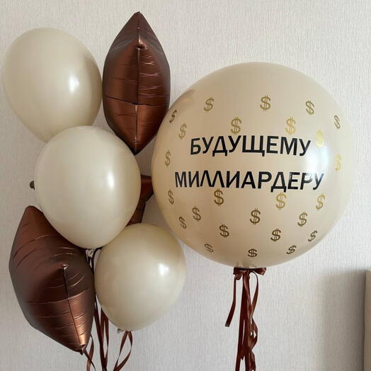 Набор шаров «Будущему миллиардеру» — для мужчины