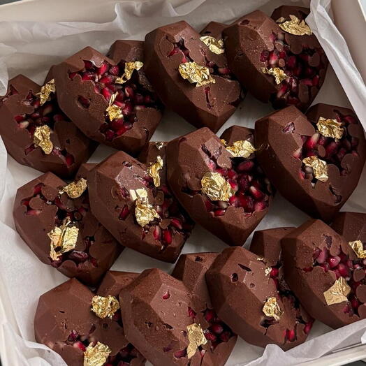 Chocolate-covered pomegranate