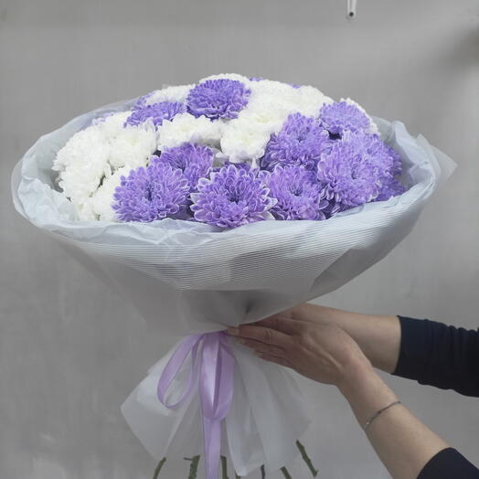 Букет Хризантемы кустовые 13шт