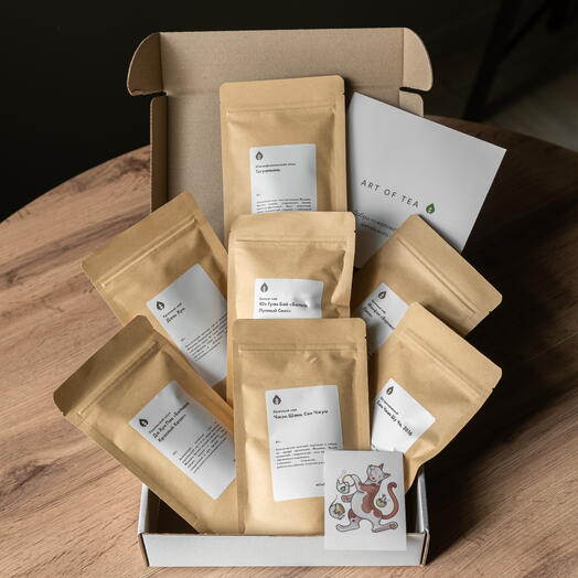 Подарочный набор "Знакомство с китайским чаем" 7 видов, Art of Tea, 140 гр