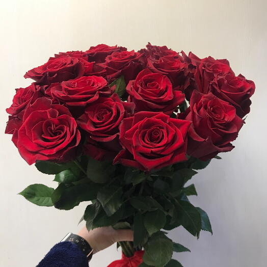 Ramo de 21 rosas rojas