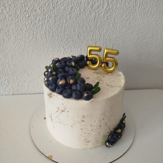 Торт на 55- летие