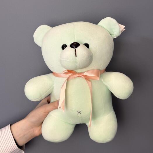 Игрушка маленький мишка бирюзовый