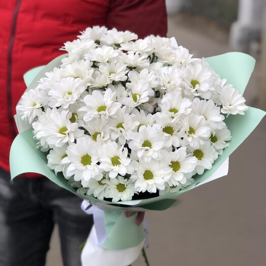 Букет ромашковых хризантем
