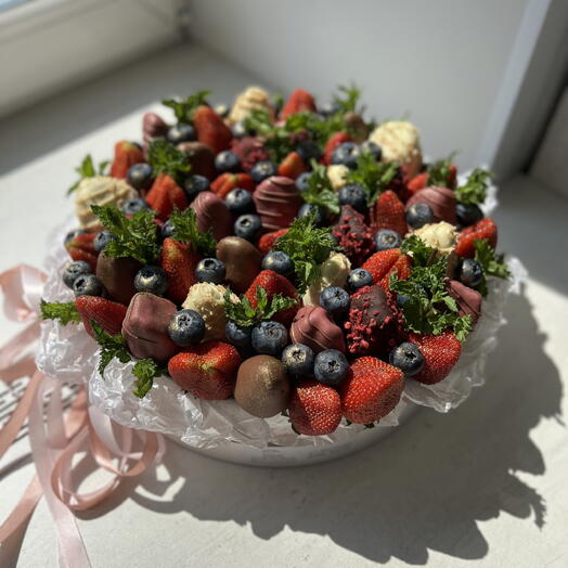 Композиция в круглой коробке 🎀