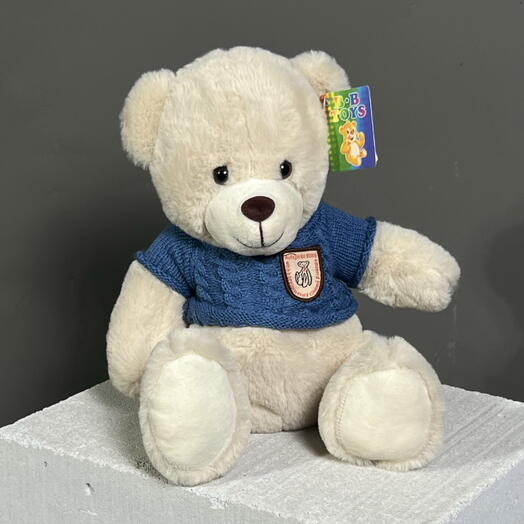 Игрушка «Мишка в синей жилетке»
