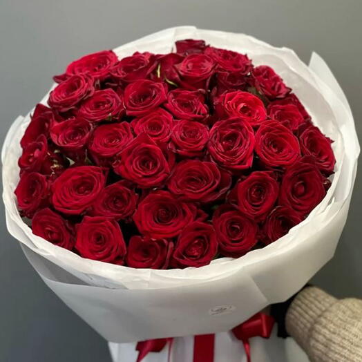 Акция❣️ 35 ароматных красных роз