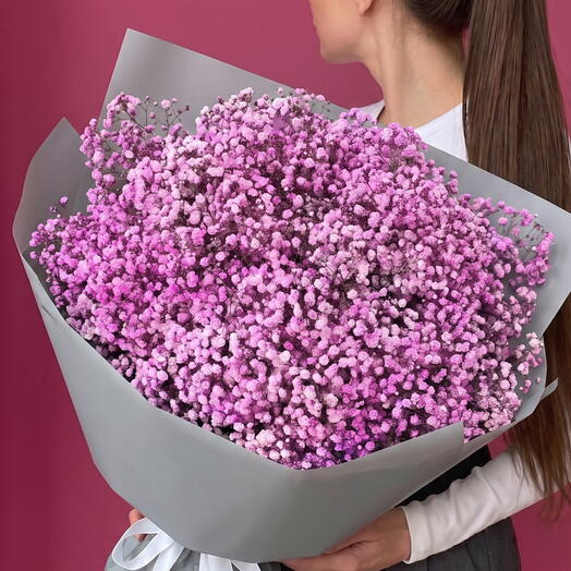 Gentle gypsophila big bouquet