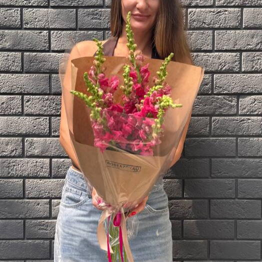 Нежный букет из 9 львиного зева 🫶🏼