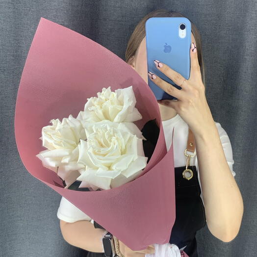 Конвертик из трех французских роз 🧁💗