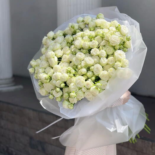 White Premium Spray Roses
