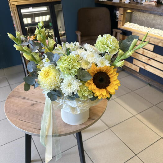 Летняя яркая коробка с цветами 🌼🌻️😌💛