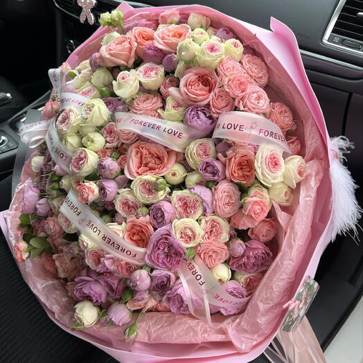 Микс кустовых роз ..🔥😚🥰
