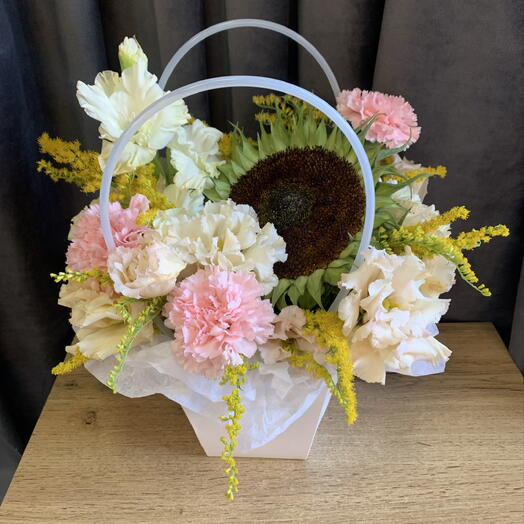 Нежная сумочка с подсолнухом🌻