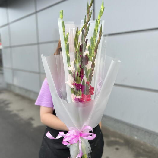 💐 букет из 5 Гладиолусов Первый 🛎️