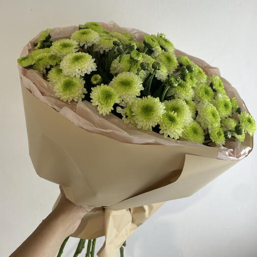 Букет из хризантем 💚