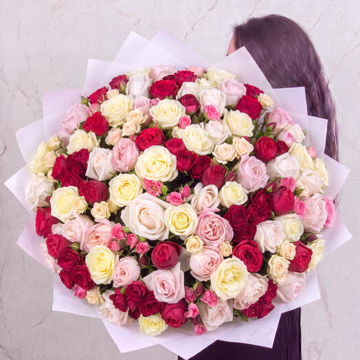 Букет из 125 роз 💗