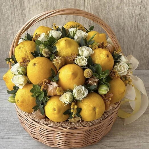 Корзина из лимона