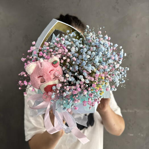 Гипсофила с брелком 🎀