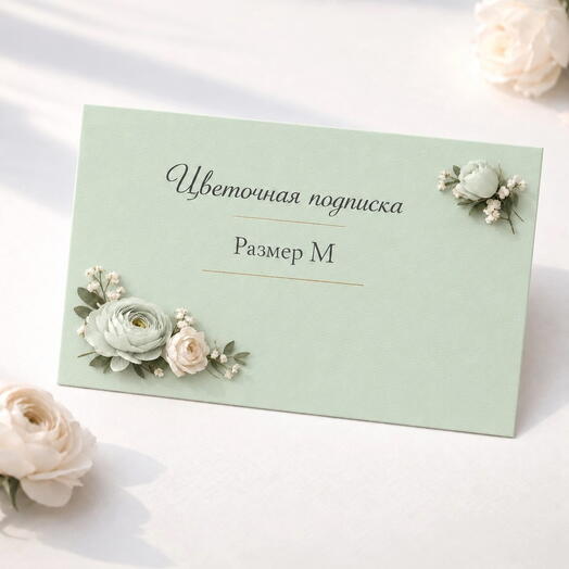 Цветочная подписка M