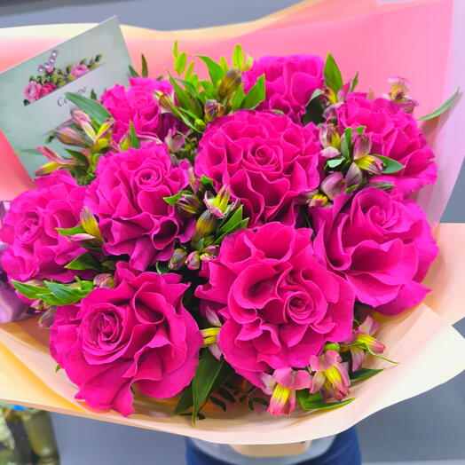 Rosas francesas " Crimson Shake "