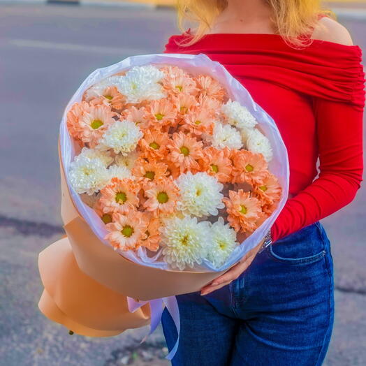 Букет из хризантемы💕