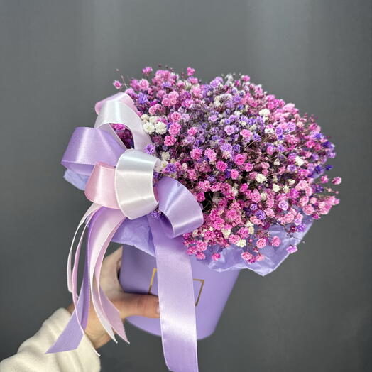 Лукошко с гипсофилами 🎀