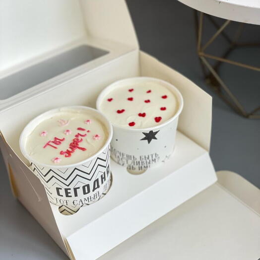 Pastel en un vaso "cake to go"