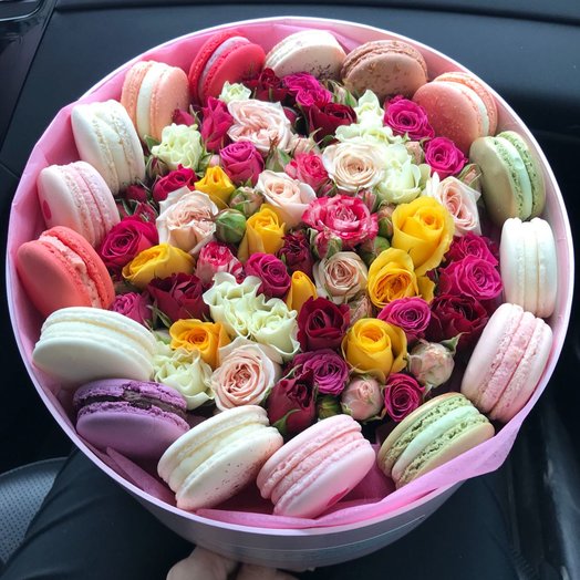 Кустовые de la rosa y макаруни