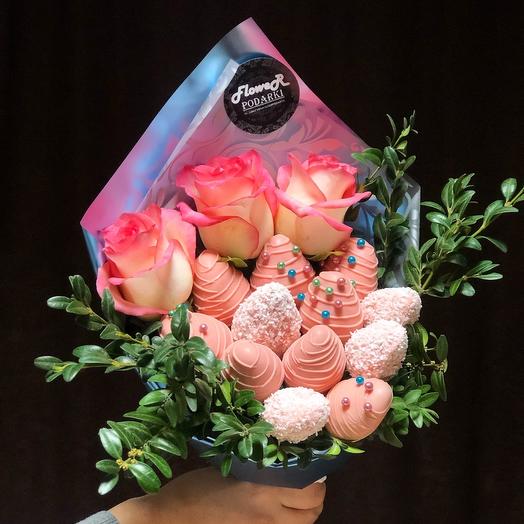 Strawberry bouquet " Breath of love»